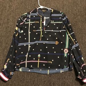 Juicy couture print blouse